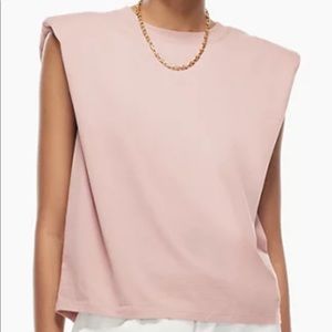 Aritzia - Babaton shoulder pad cropped tank